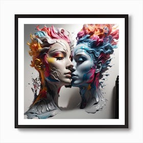 Double Vision Art Print