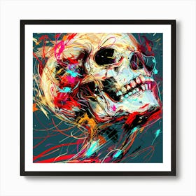 Skull Art 12 Art Print