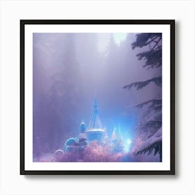 Frozen Castle Art Print