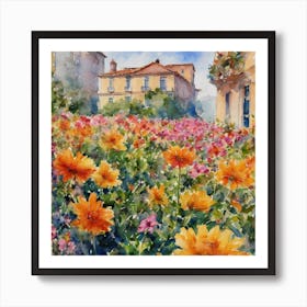 Field of Flowers Art Print