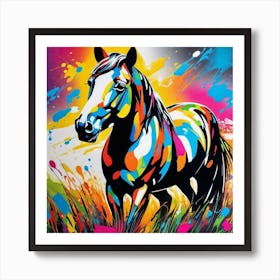 Horse Painting 3 Art Print