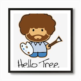 Hello Tree Art Print