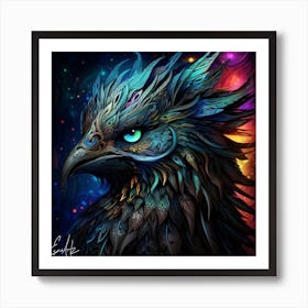 Colorful, Dark Style, Noctralis Art Print