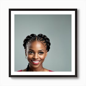 Portrait Of African American Woman Art Print