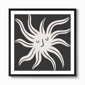 The Sun Square Art Print