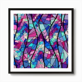 Geometric Mosaic 07 Art Print