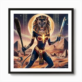 Egyptian Sekhmet 2 Art Print