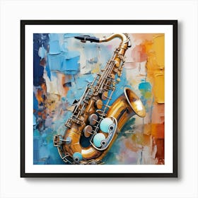 Saxophone 6 Art Print