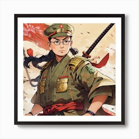 Netaji Subhash Chandra Bose as a Samurai 2 Poster