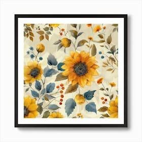 Sunflowers 13 Art Print