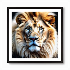 Lion Portrait 19 Art Print