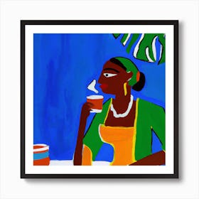 Café Zuzu 3 Art Print