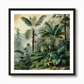 Tropical Garden 2 Art Print