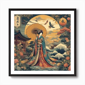 Asian Woman Art Print