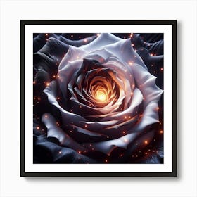 Black Rose 1 Art Print