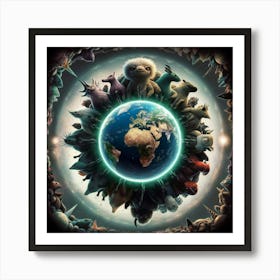 World Of Animals Art Print