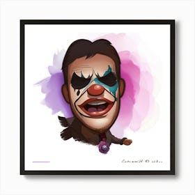 Clown By Gerard Butler Art Print