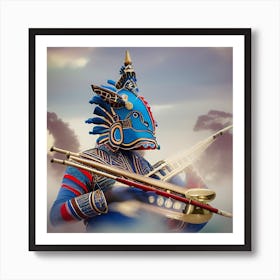 OCA DNA TY - Future Tribal Giant Warrior Art Print