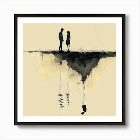 Love At First Sight - Line art,reflection art, city wall art, colorful wall art, home decor, minimal art, modern wall art, wall art, wall decoration, wall print colourful wall art, decor wall art, digital art, digital art download, interior wall art, downloadable art, eclectic wall, fantasy wall art, home decoration, home decor wall, printable art, printable wall art, wall art prints, artistic expression, contemporary, modern art print, Art Print