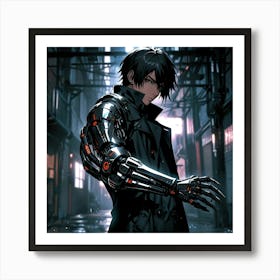 Robot Boy Art Print