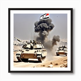 Iraq at war Art Print