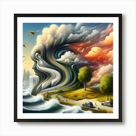 Stormy Day Art Print