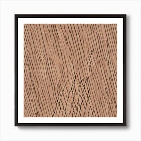 Wood Grain Pattern 1 Art Print