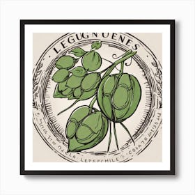 Legumes As A Logo (58) Art Print