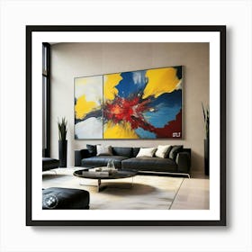 Abstract Painting 10 Art Print