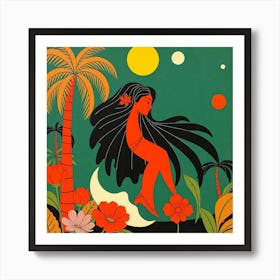 Hawaiian Girl 2 Art Print