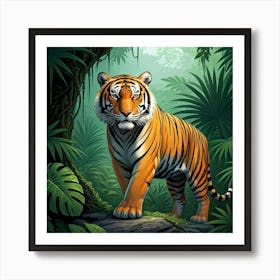 Majestic Tiger Art Print