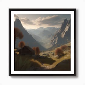 Mountain Landscape 15 Art Print