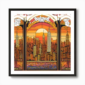 New York City Skyline Art Print