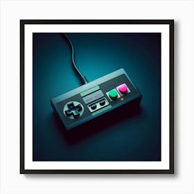 Nintendo Game Controller Art Print