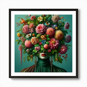 Florabundance The Essence Of Bloom Art Print