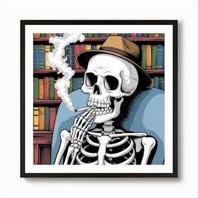 murder smoke Art Print