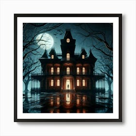 Haunted House 14 Art Print