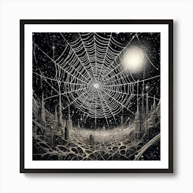 Strings of existence Art Print