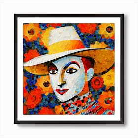 Man In A Hat 1 Art Print