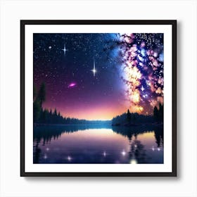 Starry Night Sky 7 Art Print
