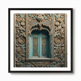 Window Of A Building28 Art Print