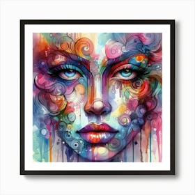 Portrait Of A Woman 63 Art Print