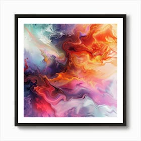 Digital Abstract Art 1 Art Print