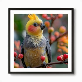 Cockatiel 2 Art Print