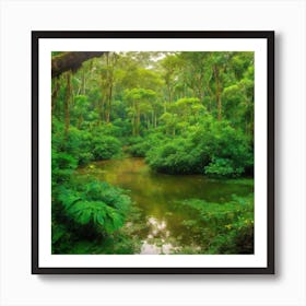 Leonardo Diffusion Xl Pictures Of Nature In The Amazon Forest 0 Art Print