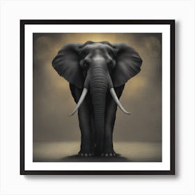 Elephant Canvas Print 1 Art Print