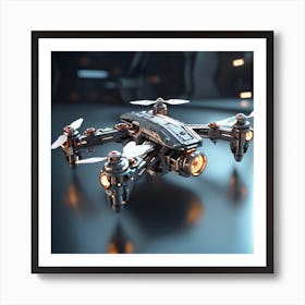 Futuristic Drone Art Print