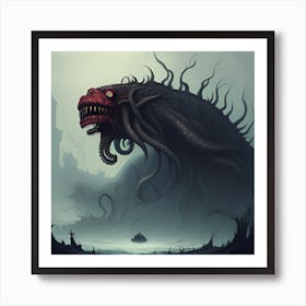 Kraken Art Print