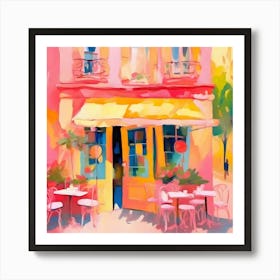 Paris Cafe Art Print