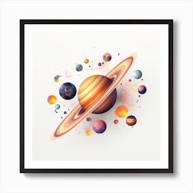 Outer Space 1 Art Print